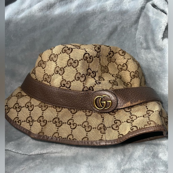 GG CANVAS BUCKET HAT - Picture 1 of 4